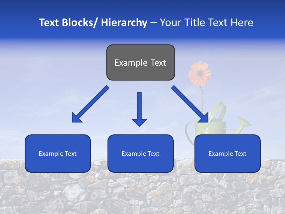 Blue Cloudscape Sky PowerPoint Template