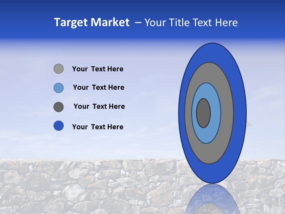 Blue Cloudscape Sky PowerPoint Template