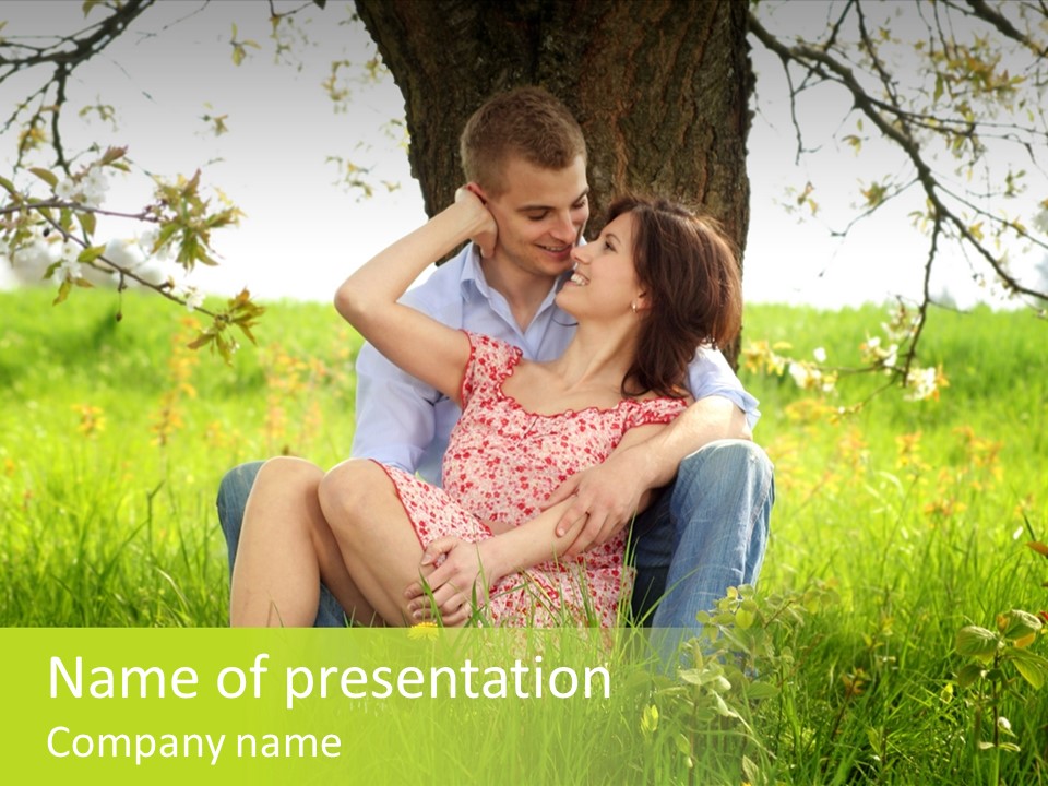 Green Togetherness People PowerPoint Template