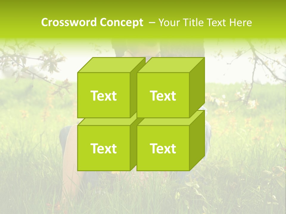 Green Togetherness People PowerPoint Template