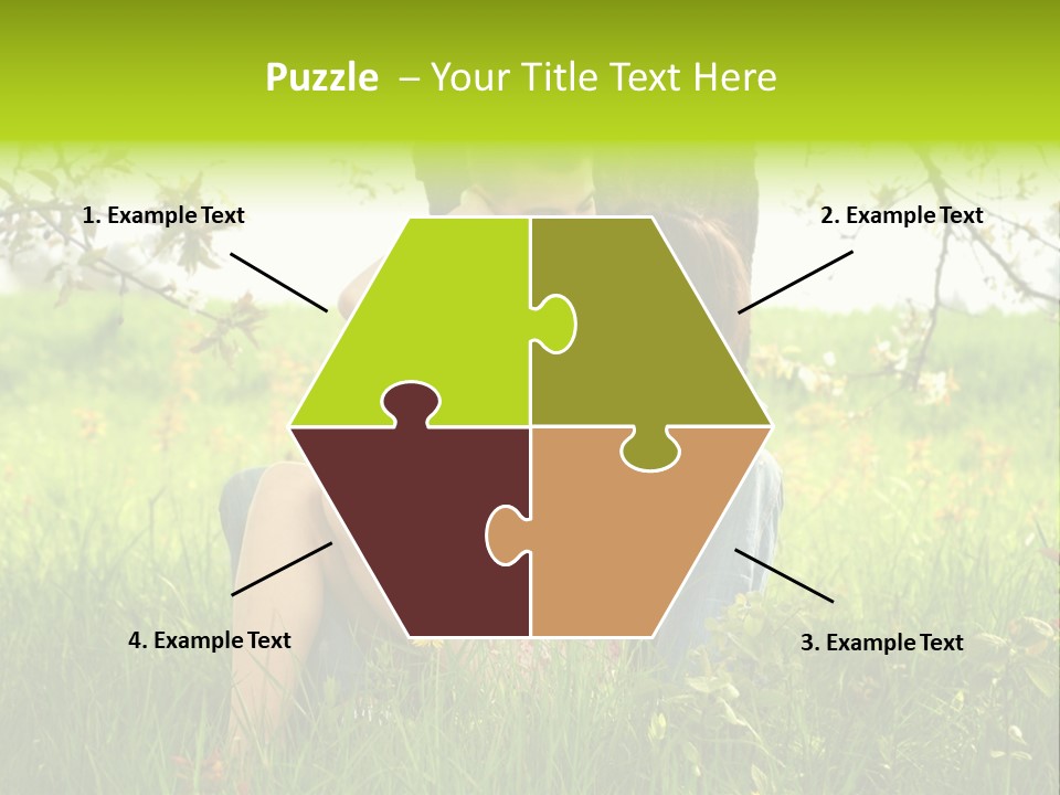 Green Togetherness People PowerPoint Template