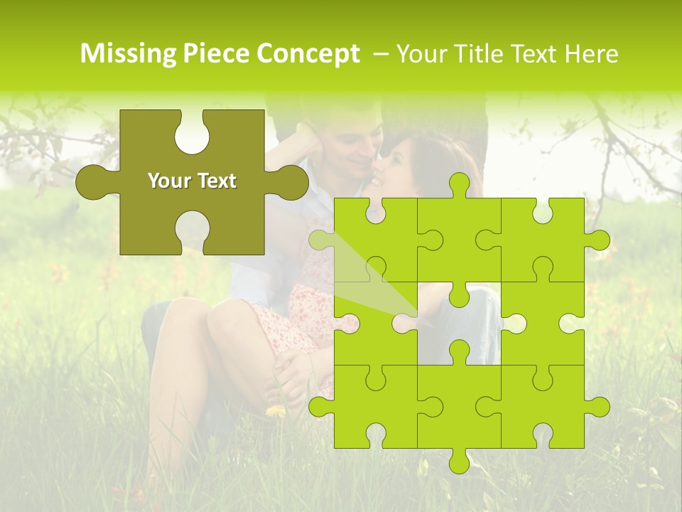 Green Togetherness People PowerPoint Template