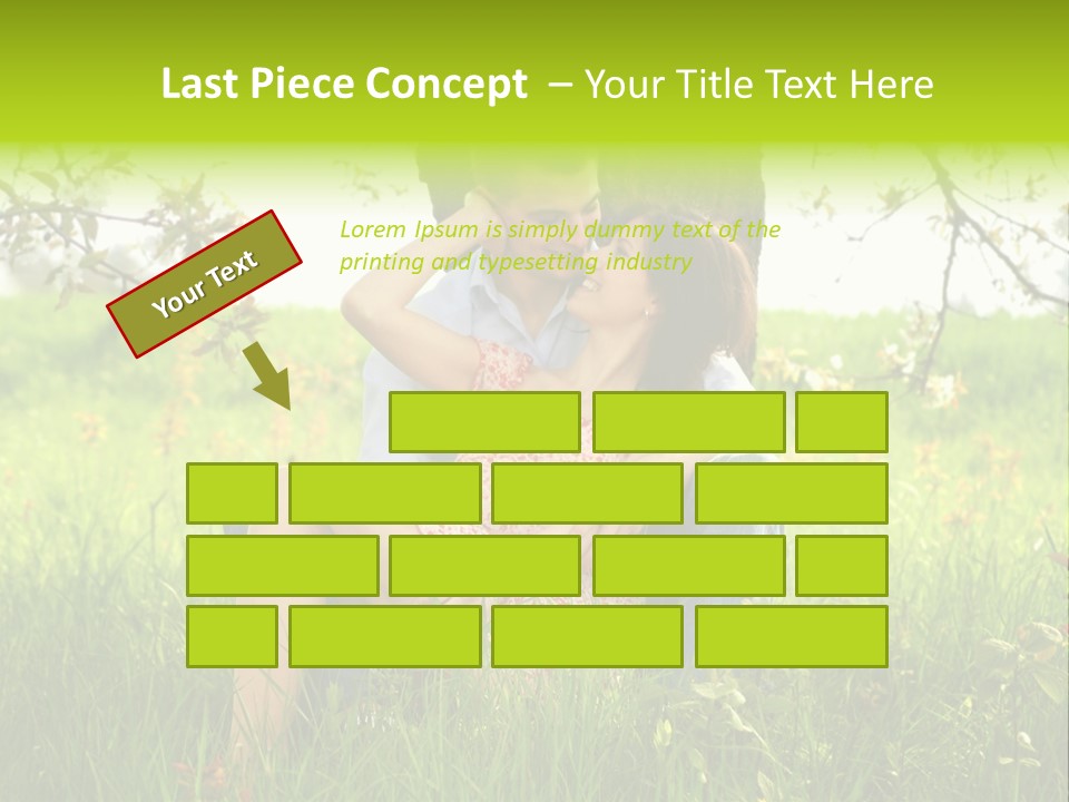 Green Togetherness People PowerPoint Template