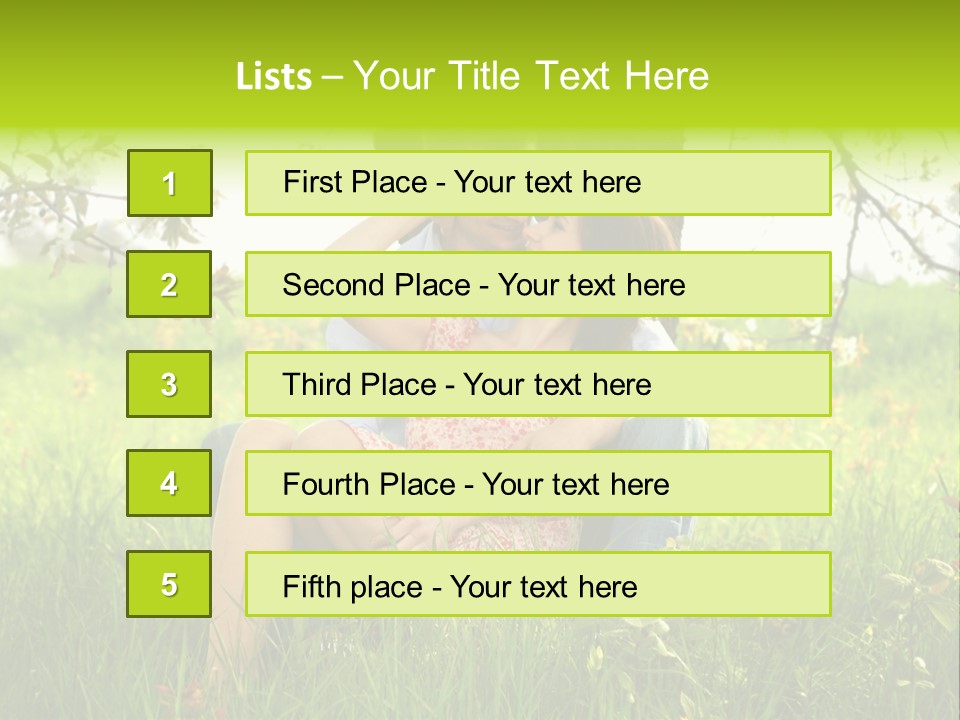 Green Togetherness People PowerPoint Template
