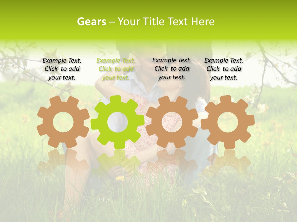 Green Togetherness People PowerPoint Template