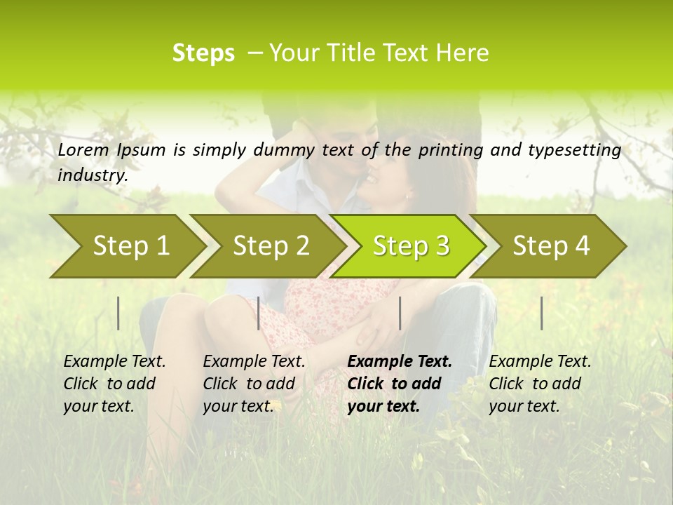 Green Togetherness People PowerPoint Template