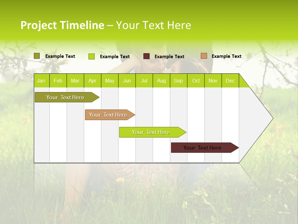 Green Togetherness People PowerPoint Template