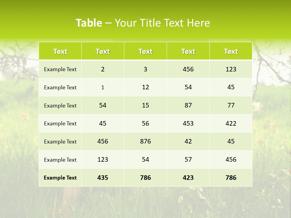 Green Togetherness People PowerPoint Template