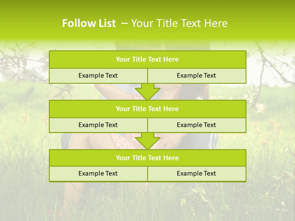 Green Togetherness People PowerPoint Template