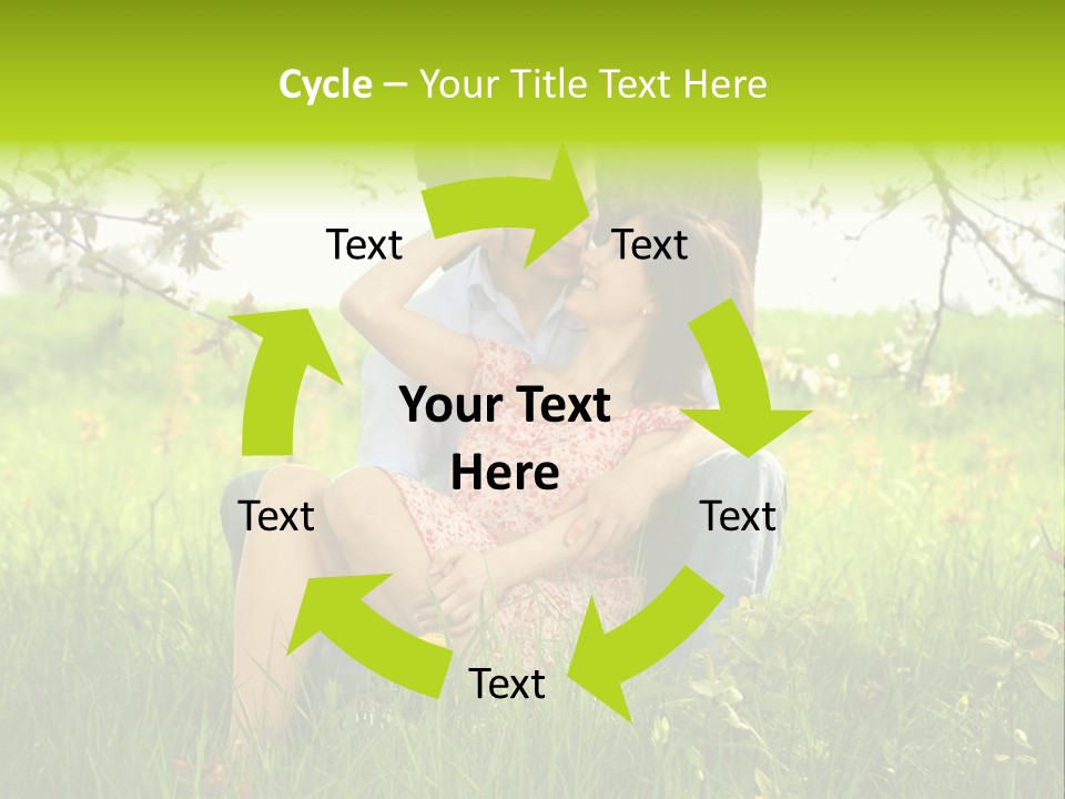 Green Togetherness People PowerPoint Template