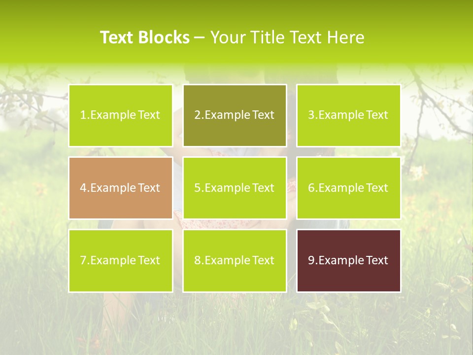 Green Togetherness People PowerPoint Template