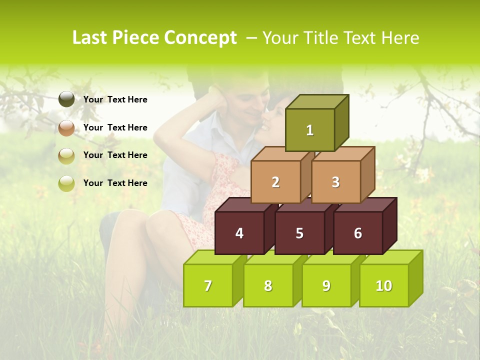 Green Togetherness People PowerPoint Template