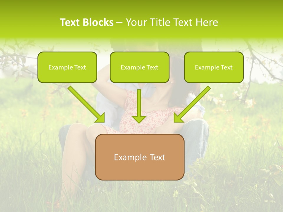 Green Togetherness People PowerPoint Template