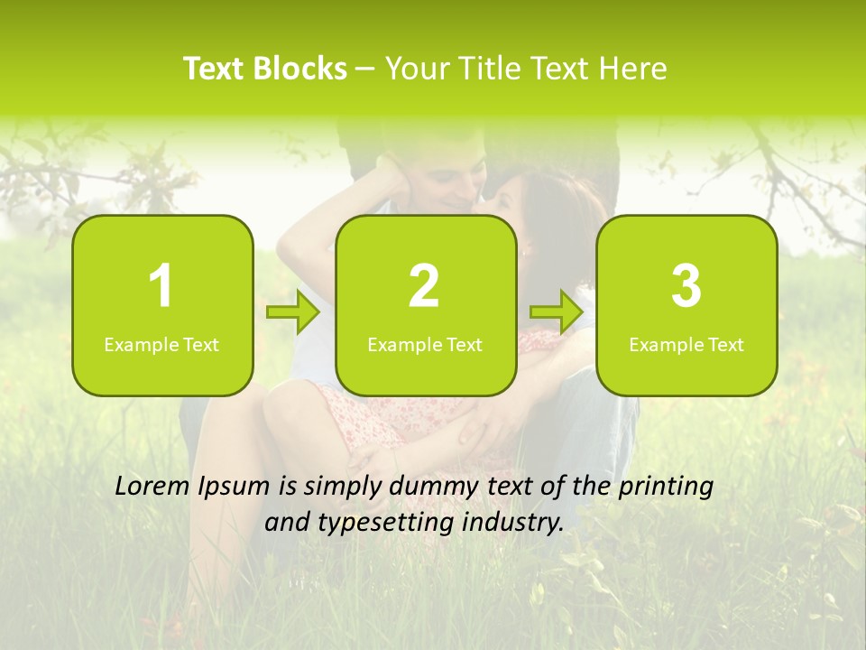 Green Togetherness People PowerPoint Template