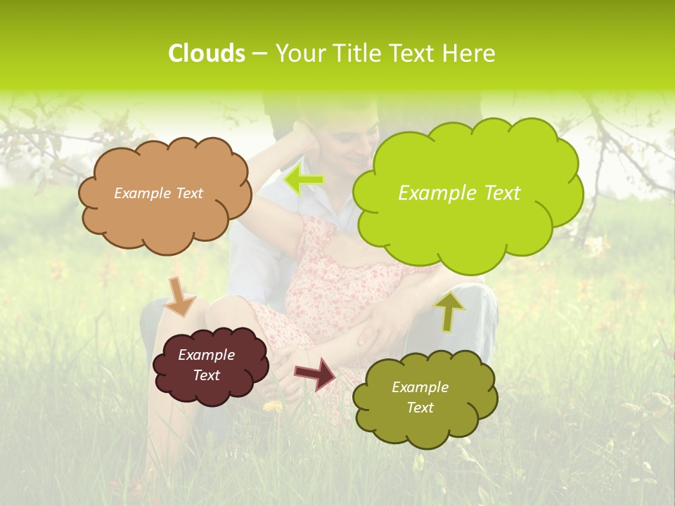 Green Togetherness People PowerPoint Template