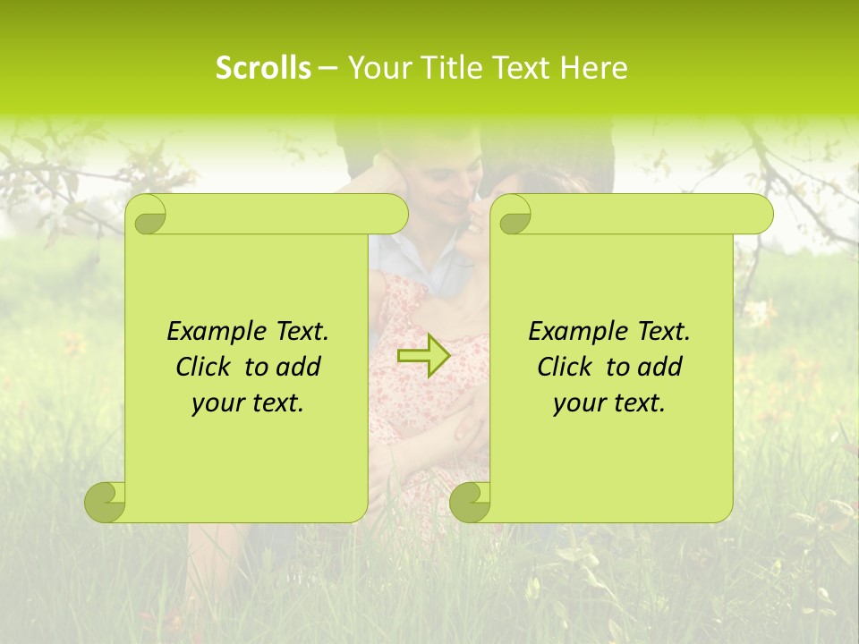 Green Togetherness People PowerPoint Template