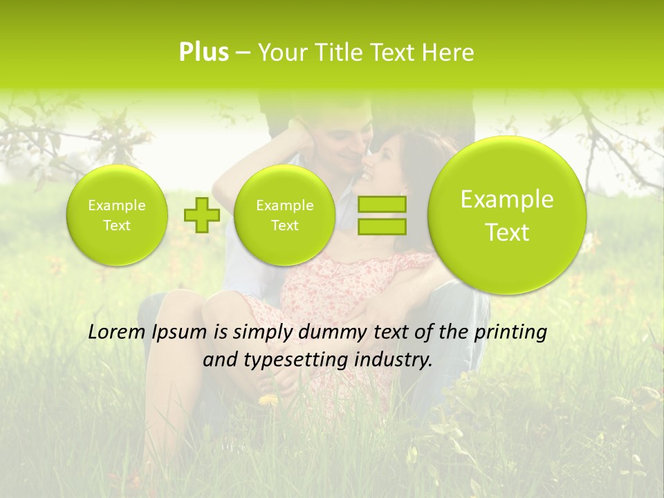 Green Togetherness People PowerPoint Template