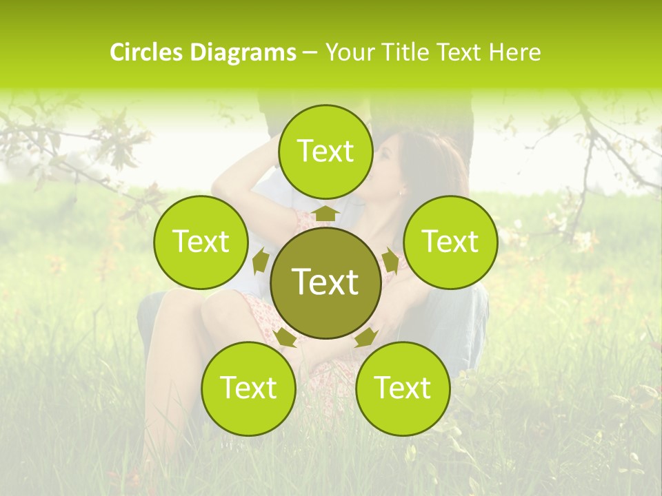 Green Togetherness People PowerPoint Template