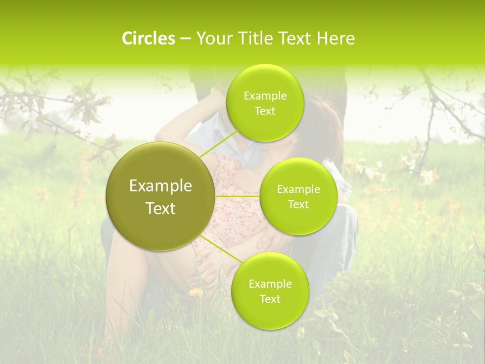 Green Togetherness People PowerPoint Template