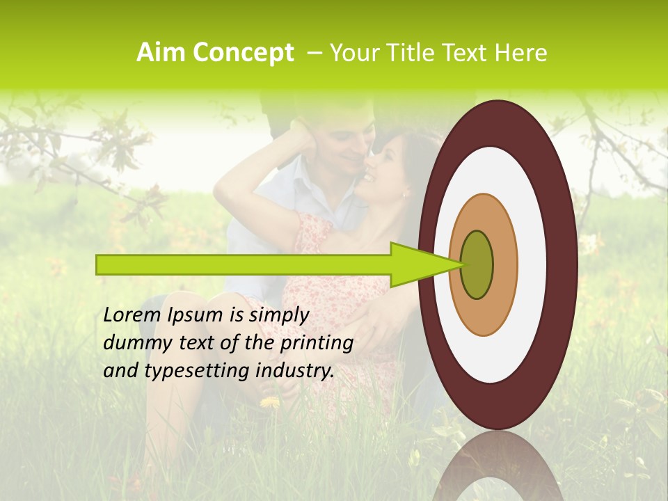 Green Togetherness People PowerPoint Template