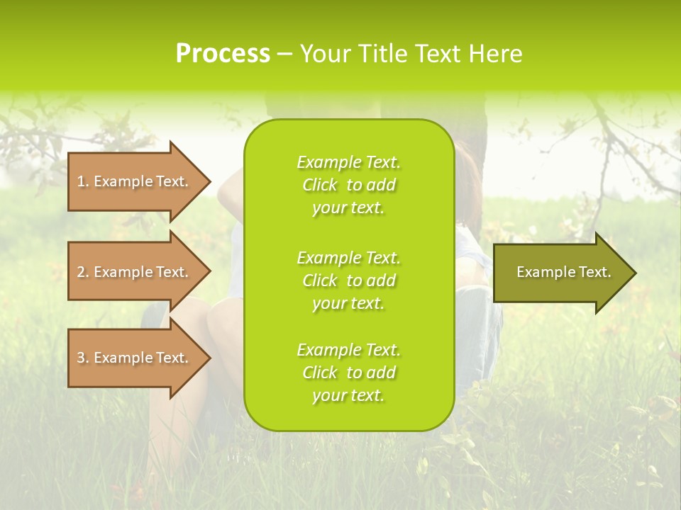 Green Togetherness People PowerPoint Template