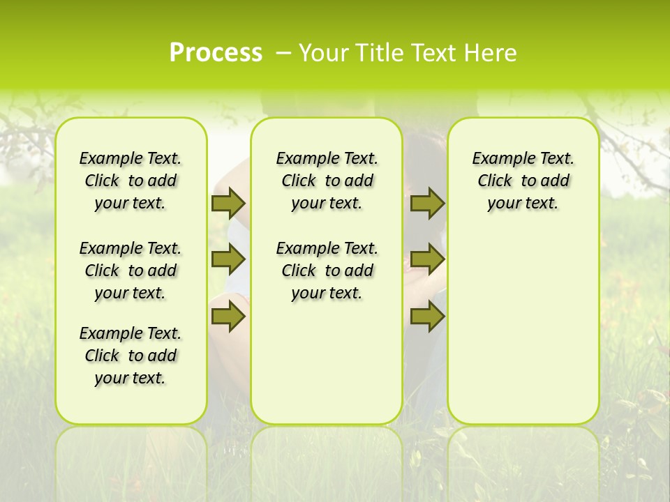 Green Togetherness People PowerPoint Template