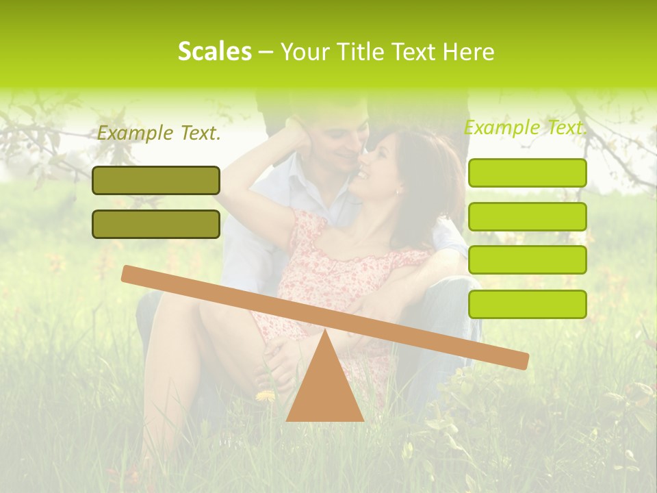 Green Togetherness People PowerPoint Template