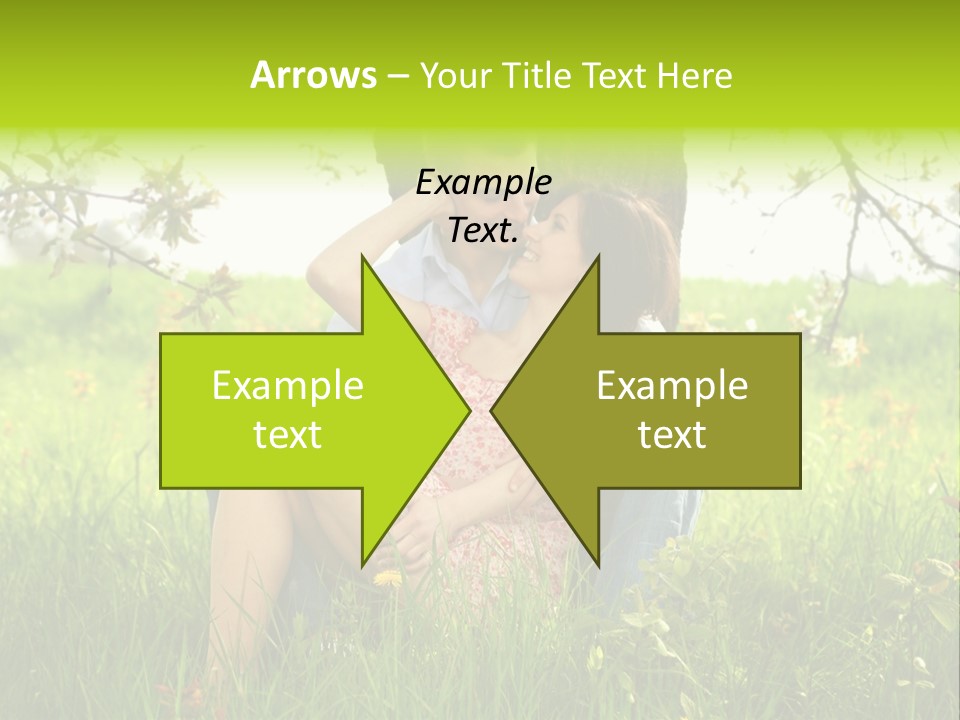 Green Togetherness People PowerPoint Template