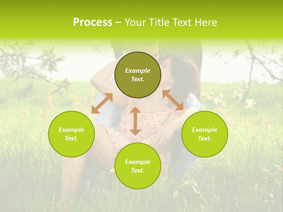 Green Togetherness People PowerPoint Template