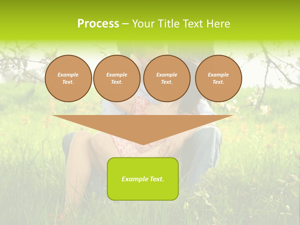 Green Togetherness People PowerPoint Template