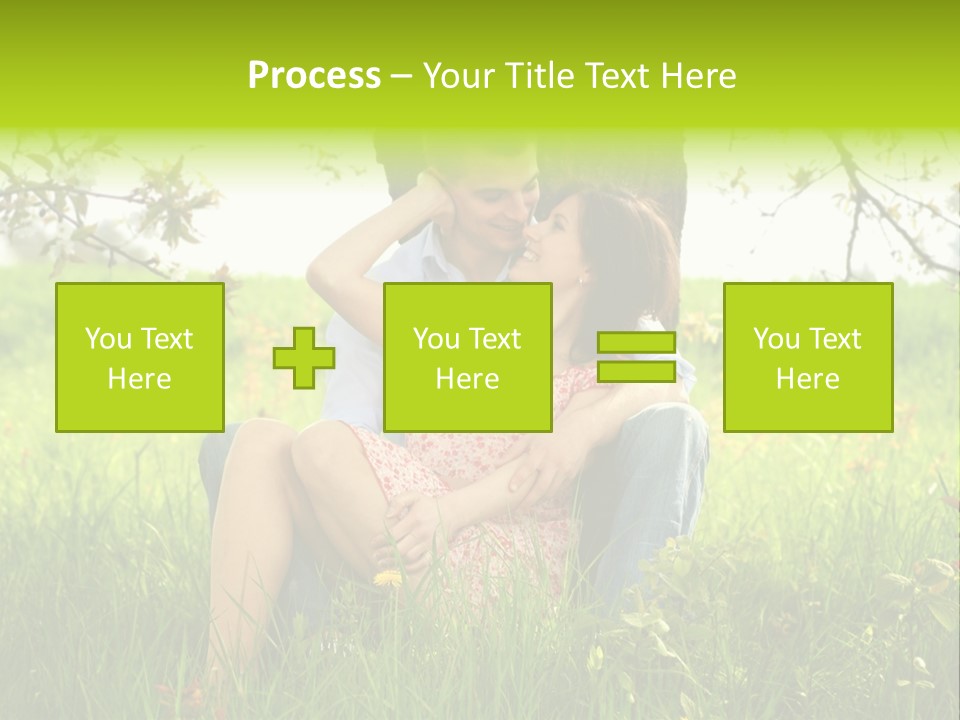 Green Togetherness People PowerPoint Template