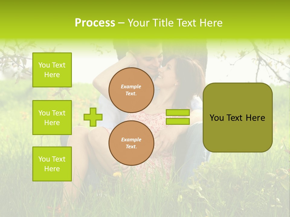 Green Togetherness People PowerPoint Template