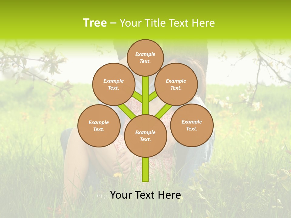 Green Togetherness People PowerPoint Template