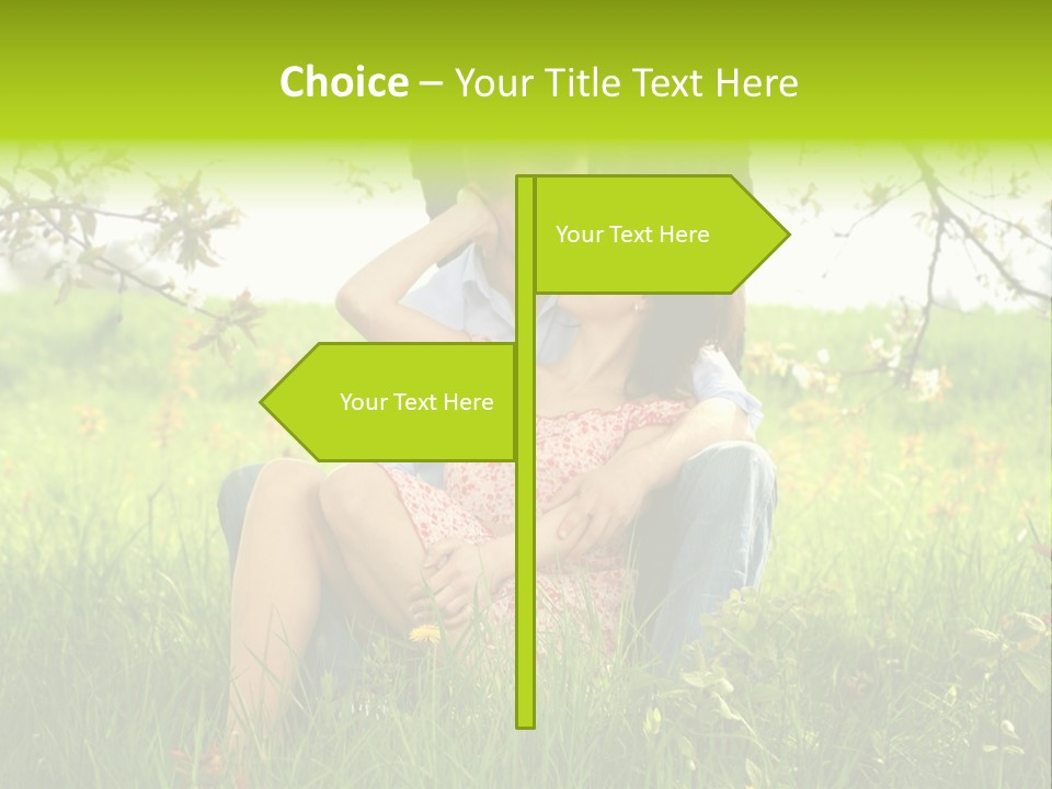 Green Togetherness People PowerPoint Template