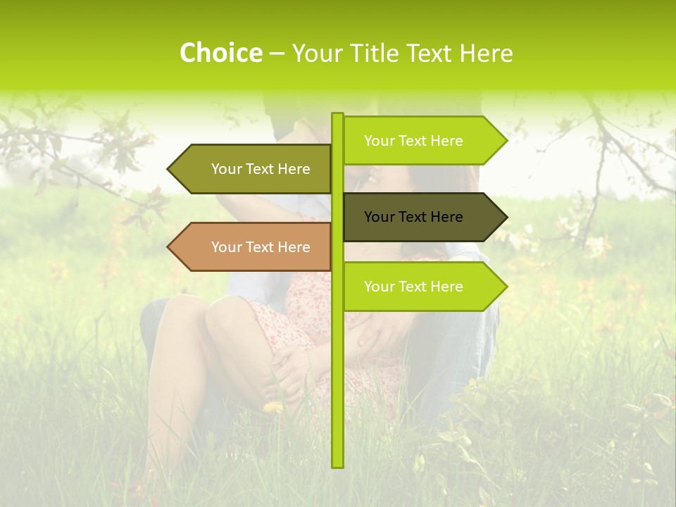 Green Togetherness People PowerPoint Template