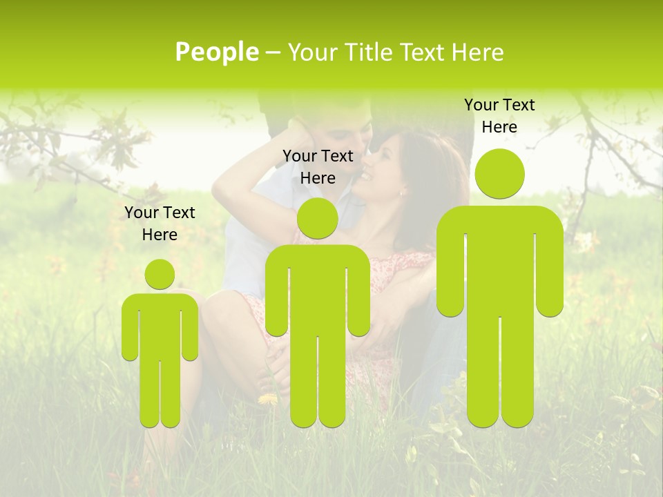 Green Togetherness People PowerPoint Template