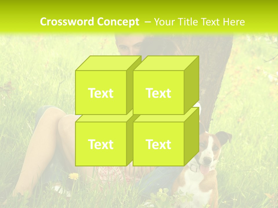 Colour Flower Young PowerPoint Template