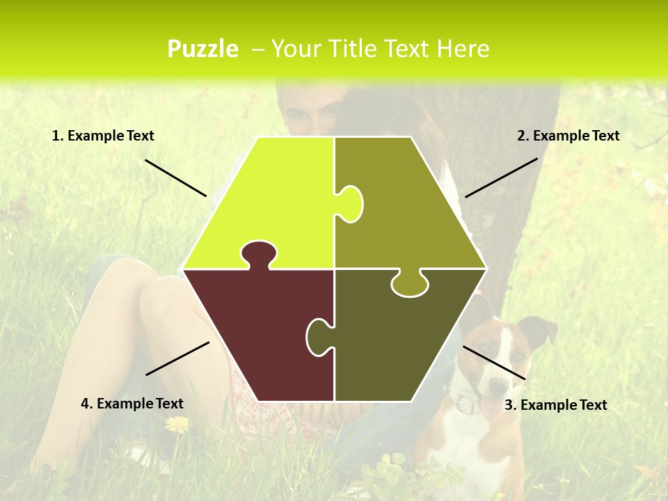 Colour Flower Young PowerPoint Template