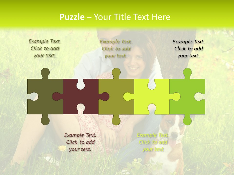 Colour Flower Young PowerPoint Template