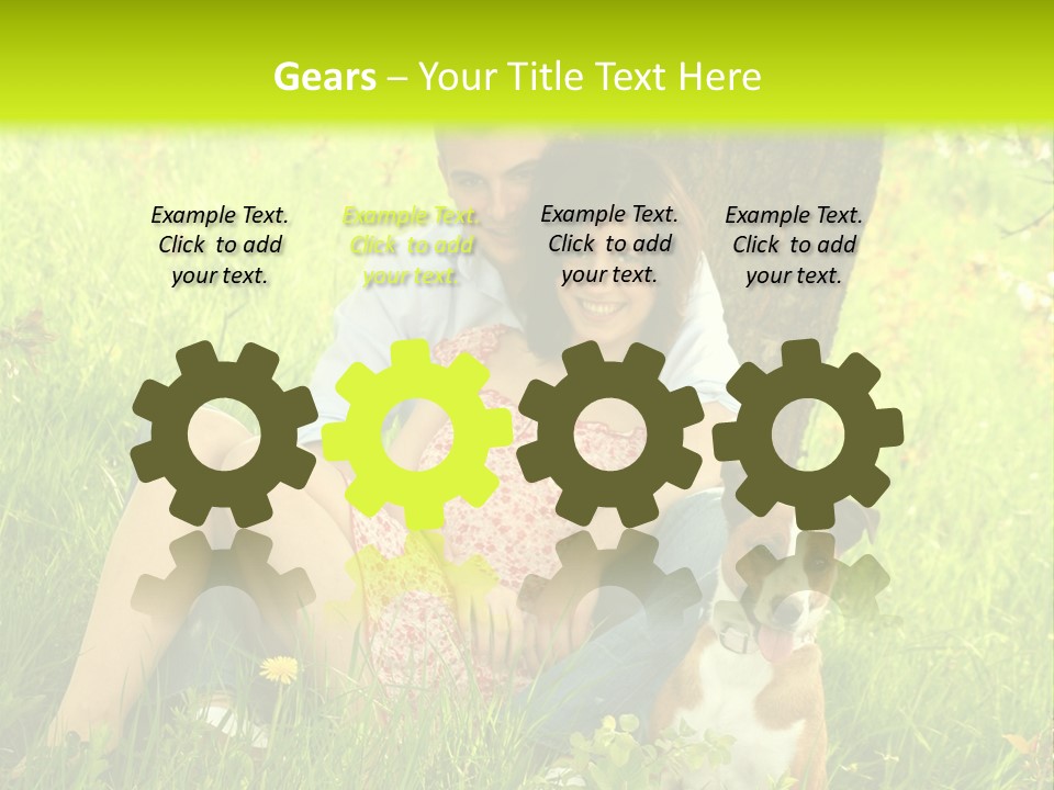 Colour Flower Young PowerPoint Template