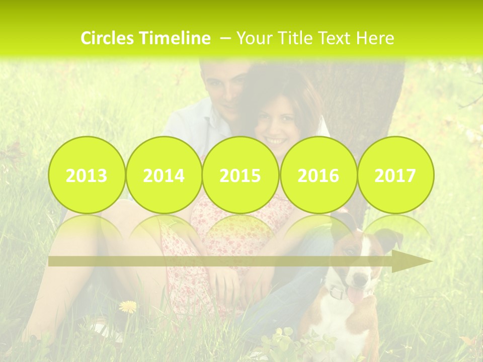 Colour Flower Young PowerPoint Template