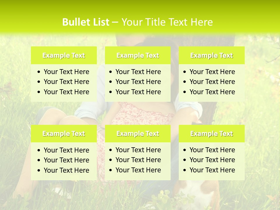 Colour Flower Young PowerPoint Template