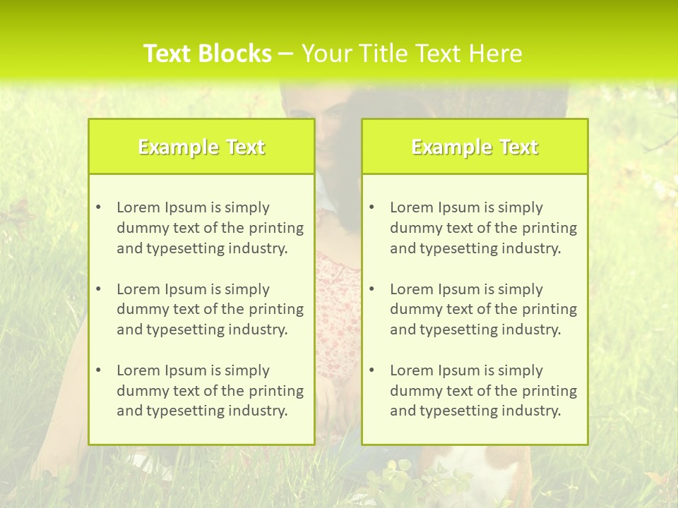 Colour Flower Young PowerPoint Template