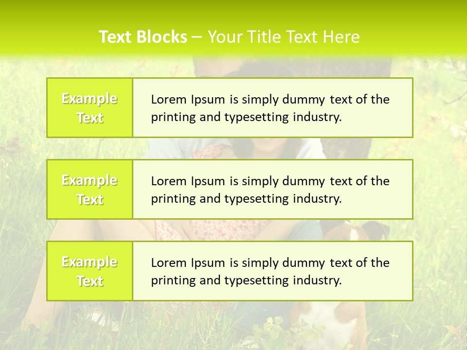 Colour Flower Young PowerPoint Template