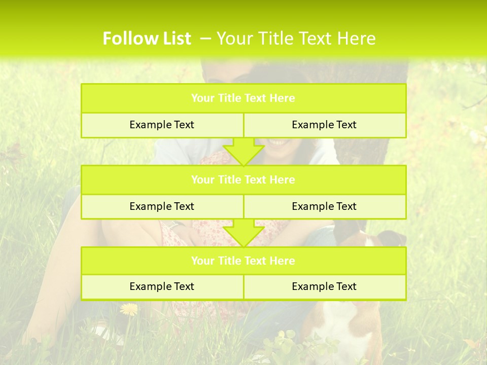 Colour Flower Young PowerPoint Template