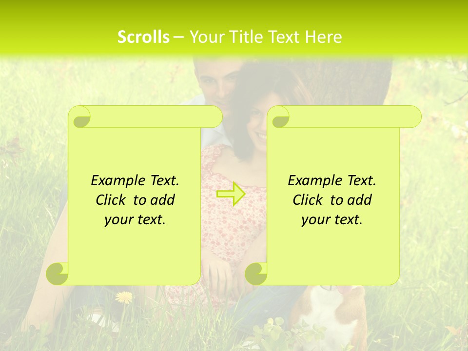 Colour Flower Young PowerPoint Template