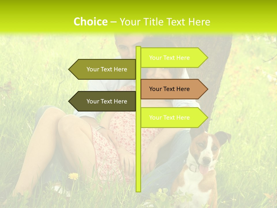 Colour Flower Young PowerPoint Template