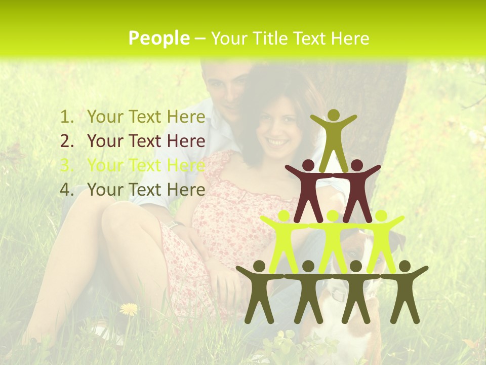 Colour Flower Young PowerPoint Template