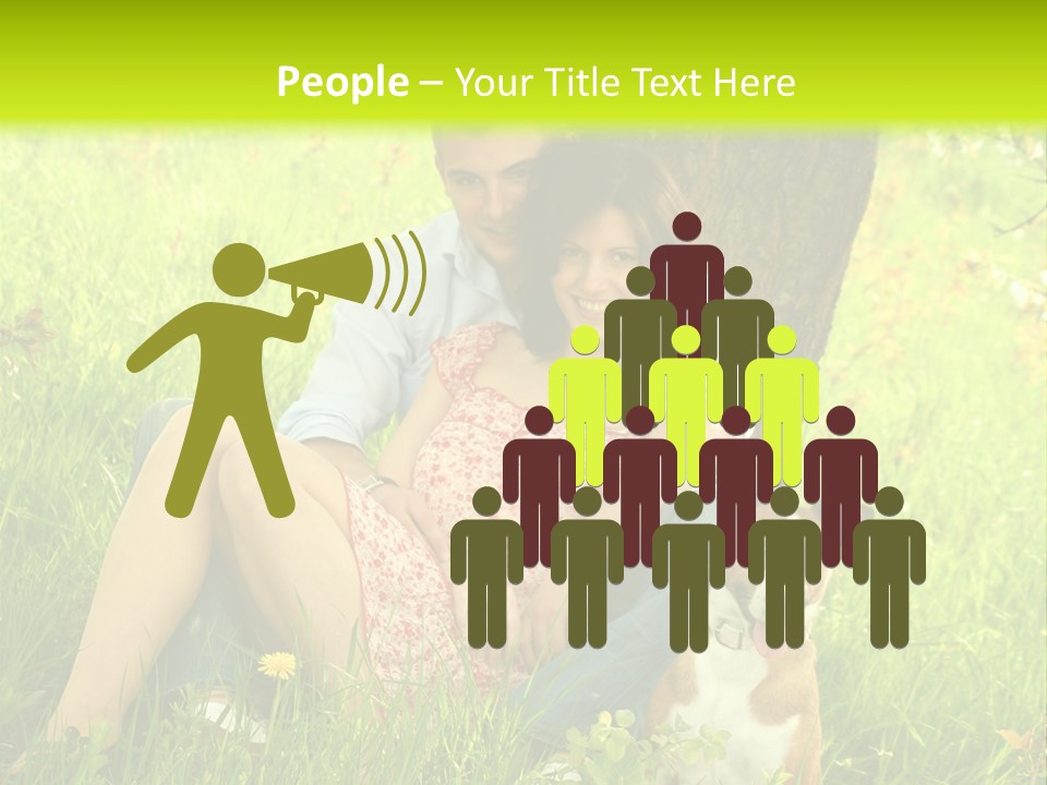 Colour Flower Young PowerPoint Template