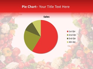 Potato Garden Red PowerPoint Template